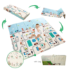 Foldable XPE Foam Baby Play Mat Non-Toxic Crawling Mat with Animal Print for Indoor & Outdoor Hard Floors Camping & Exercise Use vantis (13) Non-Toxic Folding Kids Portable Cartoon Printed Mat XPE Foam Crawling Baby Foldable Play Mat XPE Mat