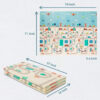 Hot Selling Foldable Foam Playmat Children Crawling Educational Foam Baby Play Mat