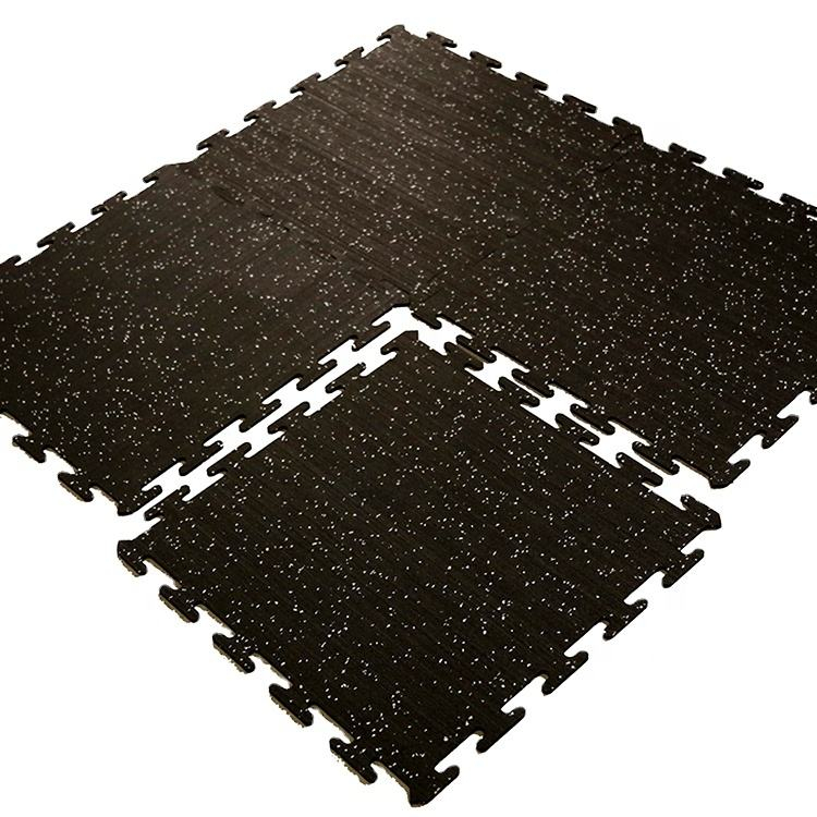 Eco-Friendly Sound-Proof Indoor Fitness Center Gym EPDM Rubber Interlock Floor Mat