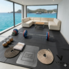 Gym Weightlifting Drop Mats