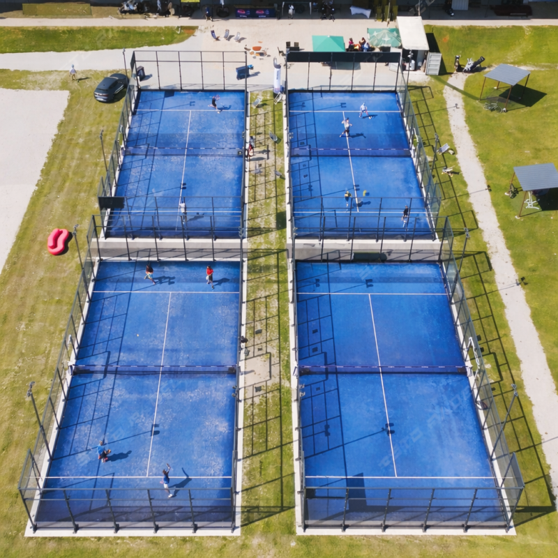 Luxury Panoramic Padel Court Construction Manufacturer