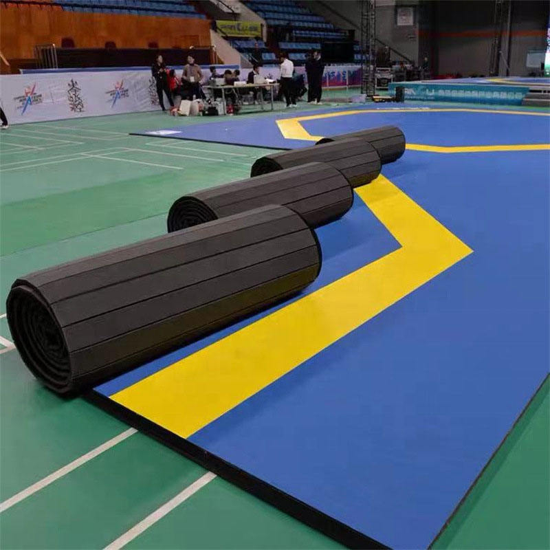 Martial Art Soft Floor Taekwondo Karate Jigsaw Tatami Mat Roll out Matfoam Boxing Mat for Gym Floor