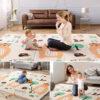 Non-Toxic Folding Kids Portable Cartoon Printed Mat XPE Foam Crawling Baby Foldable Play Mat XPE Mat