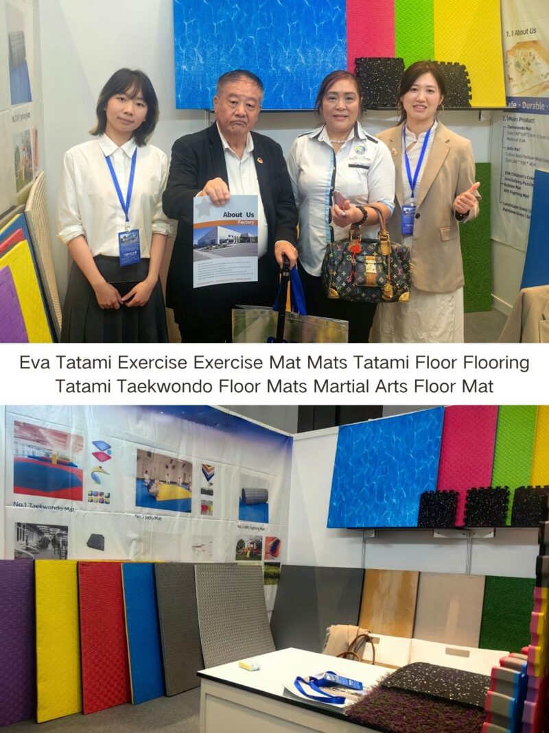 customer show.1 Vantis High-Density EVA Foam Puzzle Mat Black Exercise Sports Floor Mat