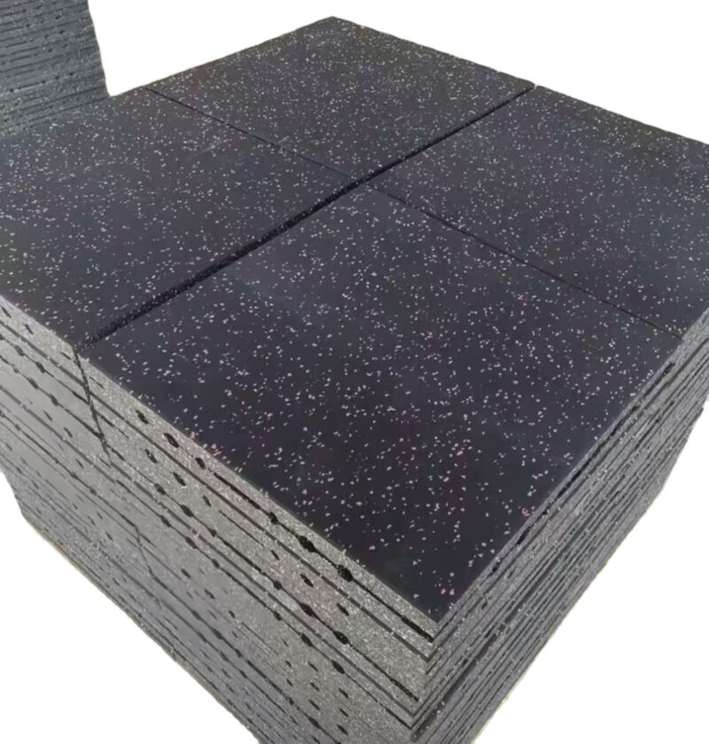 vantis Easy Installation Interlocking Gym Mat Rubber Flooring Tiles Good Strength SBR EPDM Protective Indoor Indoor Protective Flooring (23) 15mm Thickness Cheap Durable Rubber Gym Flooring