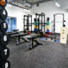 EPDM Rubber Gym Flooring Tiles Interlocking Non Slip Protective Floor Mats in Multiple Colors for Indoor Use (2) - 副本 Workout Exercise Interlocking Rubber Floor