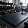 EPDM Rubber Gym Flooring Tiles Interlocking Non Slip Protective Floor Mats in Multiple Colors for Indoor Use (4) Workout Exercise Interlocking Rubber Floor