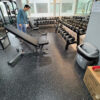 High Quality Environmental-Friendly Gym Equipment Gym Flooring Rubber Mat Tile (29) Workout Exercise Interlocking Rubber Floor